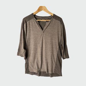 FIVE FOUR 3/4 SLEEVE - BROWN